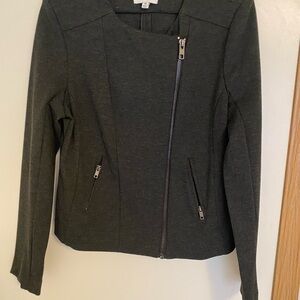 Catherine Malandrino Charcoal Asymmetrical Blazer